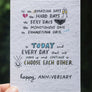 anniversary love card